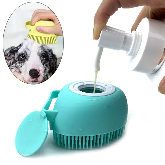 Bathroom Pet Brush - auffüllbare Silikonbürste für Tiere